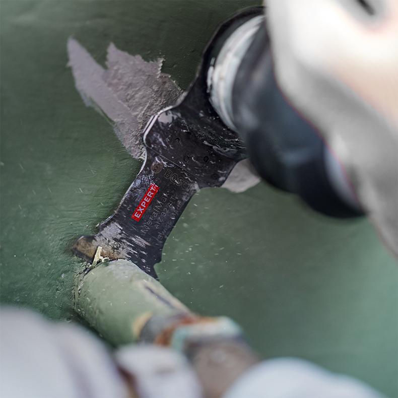 Bosch Аксессуар Starlock Expert Metal Max AIZ 32 AIT Carbide Technology Срок службы до 50 раз дольше с дополнительным покрытием Металлорежущее лезвие
