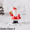 Home Decor Fairy Garden Snowman Figurine Mini Santa Claus Christmas Decorations Xmas Ornament