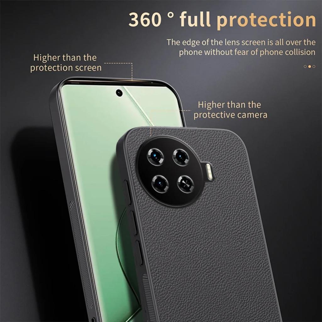 Leather Case for Tecno Spark 20 Pro+ Plus Wireless Charge Car Magnetic Holder Silicone Hard Phone Cover TecnoSpark20Pro+Plus KJ7