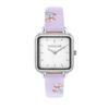 Oui & Me Harmonie Purple Leather Strap White Dial Quartz ME010386 Women's Watch