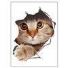 Cartoon Cute Cat 3D Wall Decorative Stickers Toilet Paste Cover Stickers 21*2