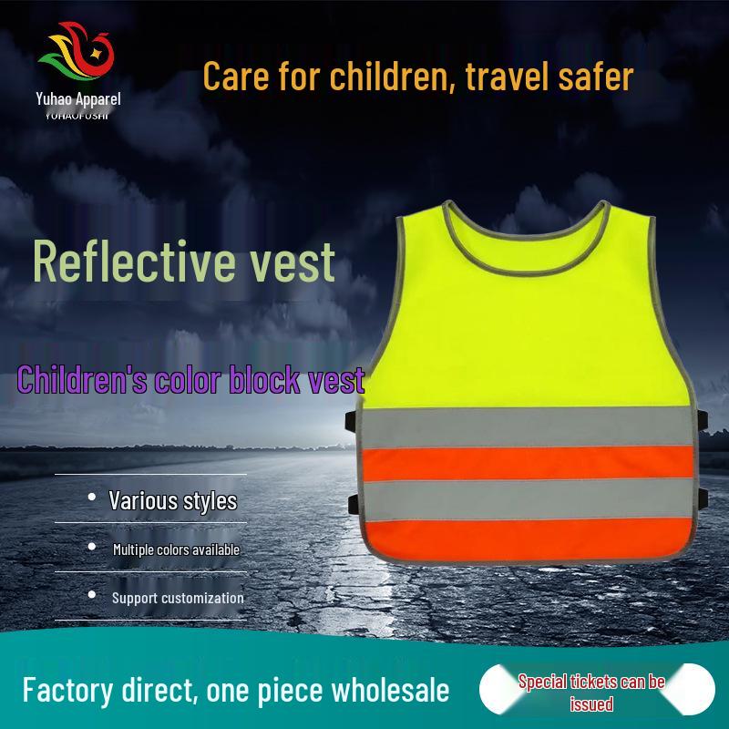 Kids' Reflective Safety Vest for Traffic & Activities