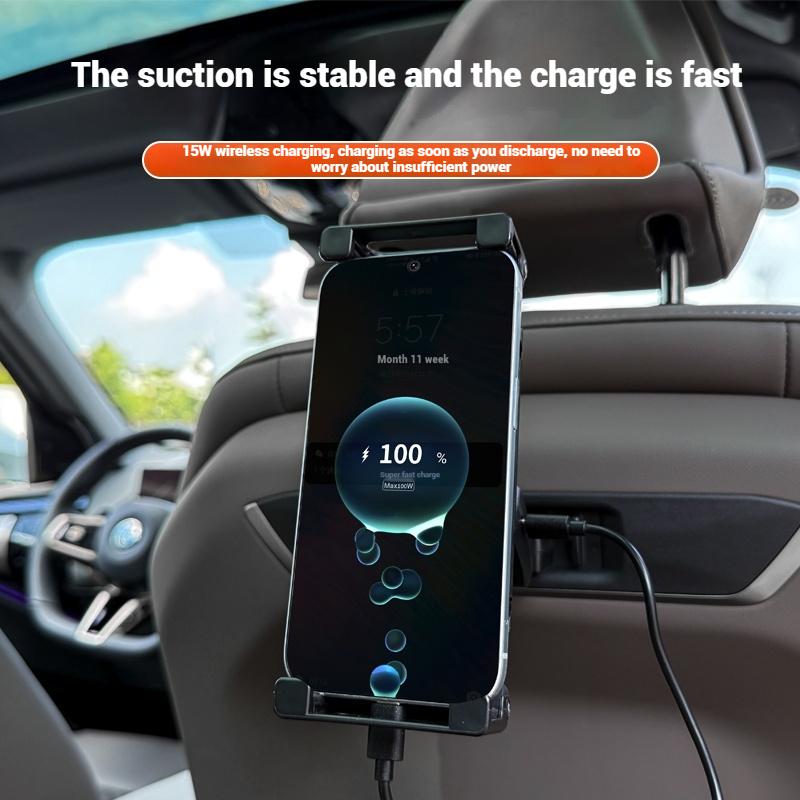 Для BMW X3 2025 G45 Магнитная накладка на заднее сиденье Держатель для телефона Кронштейн Отделка Автомобильное крепление 5 7 Серии X5 X6 X7 G60 G70 G05 G06 G07 Аксессуары