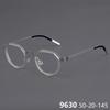 Denmark Brand Screwless Thin Titanium Glasses Frame Polygon Oval Eyeglasses Ultralight Handmade Women Men Frames 9630 Fashion