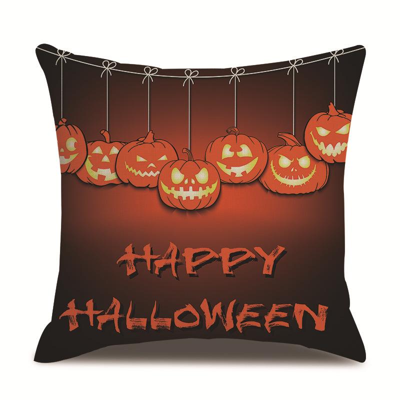 Хэллоуин Льняная Наволочка Наволочка с Принтом