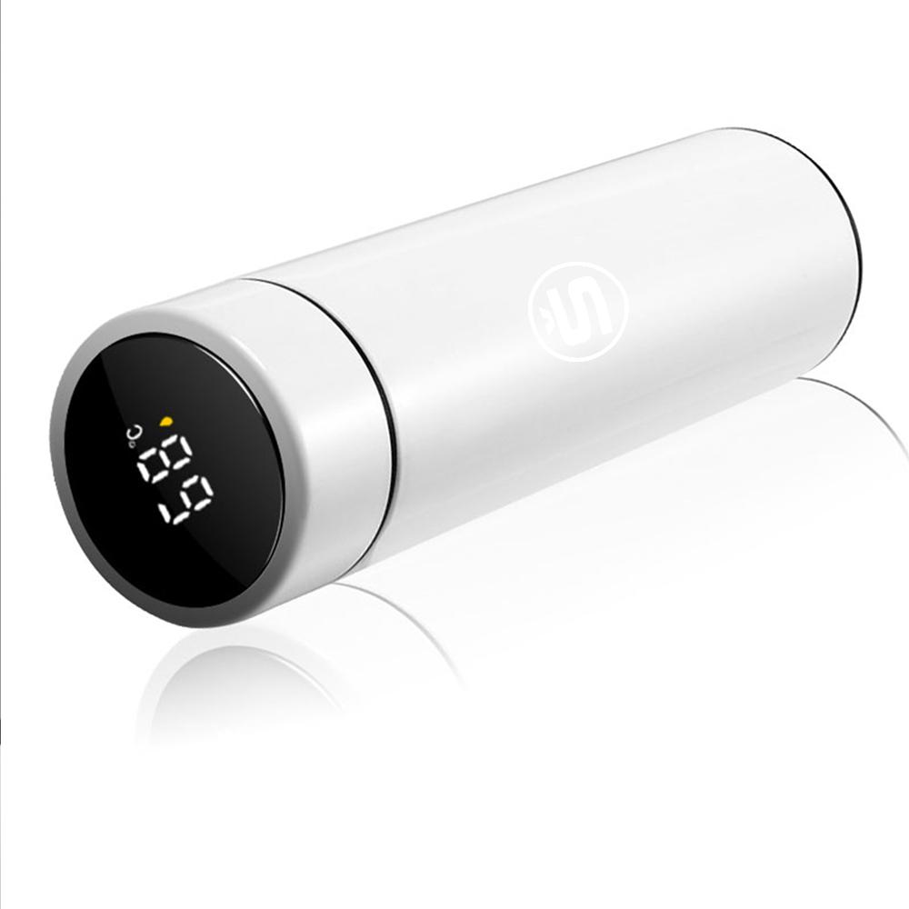 1pc Thermos Bottle Smart Cup With Temperature Display 304 Stainless Steel Vacuum Insulated Intelligent Cup For Skoda Octavia VII BI7