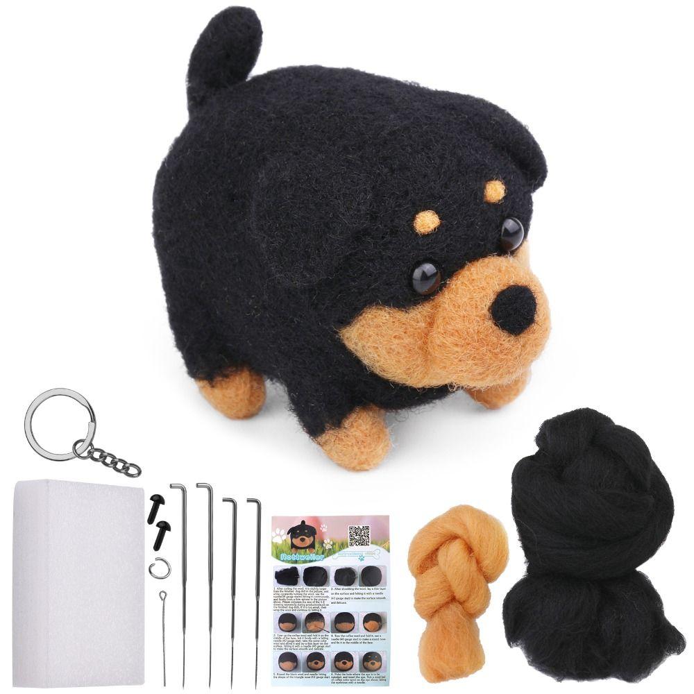 Набор для валяния из иглы своими руками, набор материалов для валяния из шерсти животных, набор для начинающих по валянию