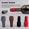 Silicone Wine Stoppers Double Sealed Bottle Caps for Red Wine Champagne Reusable Home Use Seasoning