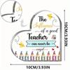 Female Teacher Gift, Acrylic Heart-shaped Ornament, Female Teacher Gift, Female Teacher Gift