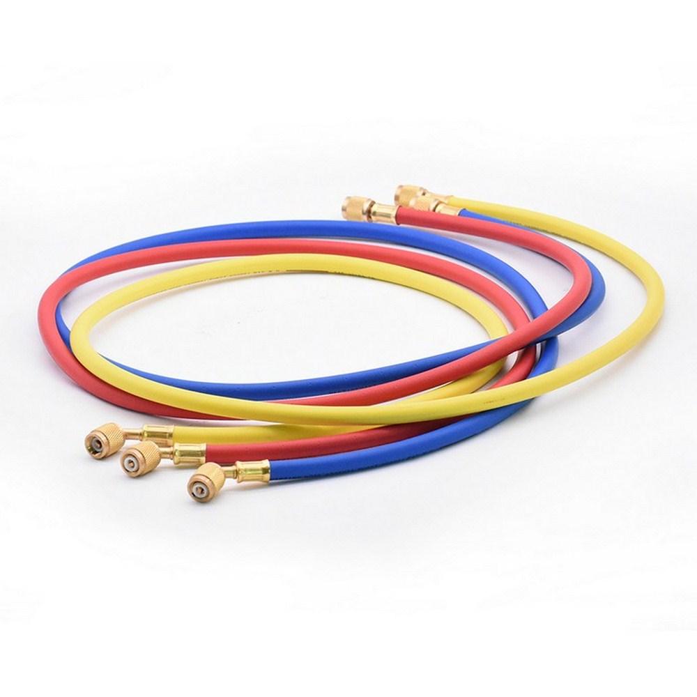 3pcs/set Refrigeration Charging Hoses for R410a R32 Air Conditioner Manifold Gauge Tube Tools Accessories 1M 1.5M 2M