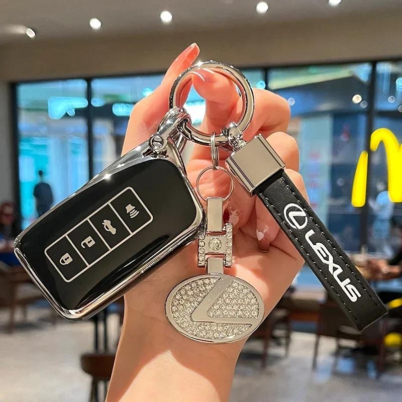 ZAG1 2026 Hot Interior Stickers TPU Car Remote Key Case Cover Shell For Lexus NX GS RX IS ES GX LX RC 200 250 350 LS 450H 300H Keycha