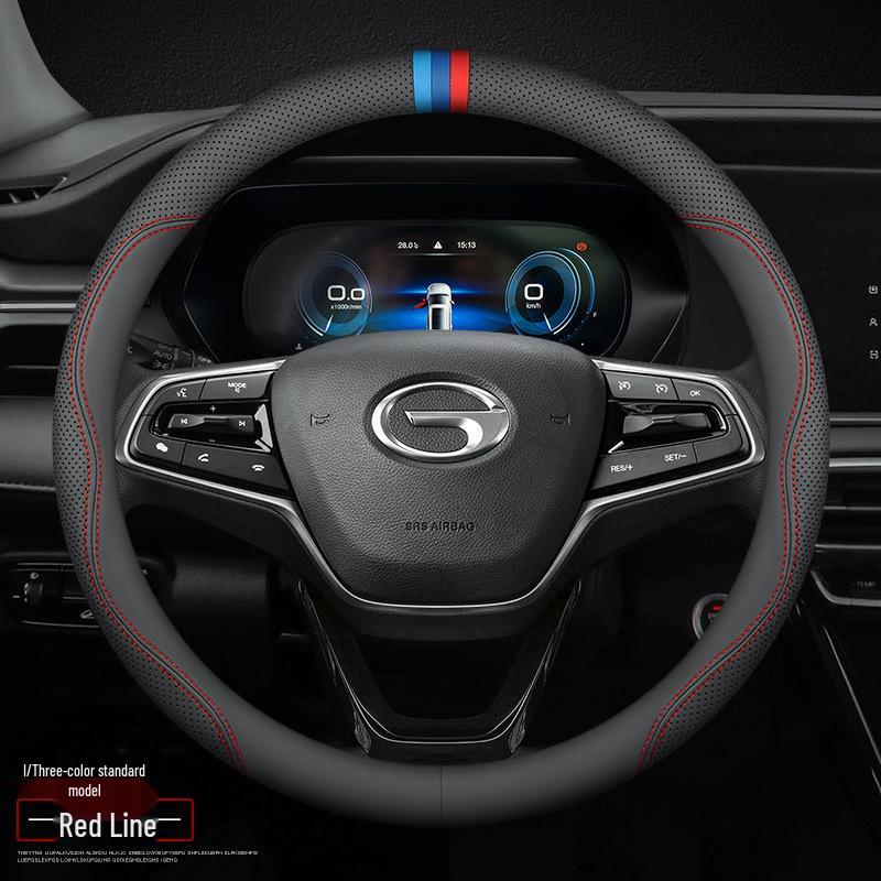 Trumpchi GS8/GS4/M8/M6/GS5 Empow GS3 GA4 AION V/S Mei 580Y Genuine Leather Steering Wheel Cover