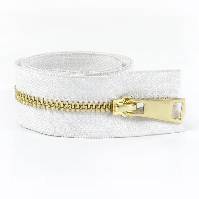 1/2 шт. Meetee №5 15-80 см Металлические молнии с закрытым/открытым концом для сумки, пуховика, кармана, швейная фурнитура, набор для ремонта молний, DIY, аксессуары для шитья