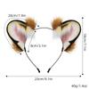 Best Seller Modern Fashion Handmade Tiger Ear Plush Headband Cute Animal Hair Accessories  Cute Handmade Tiger Ears