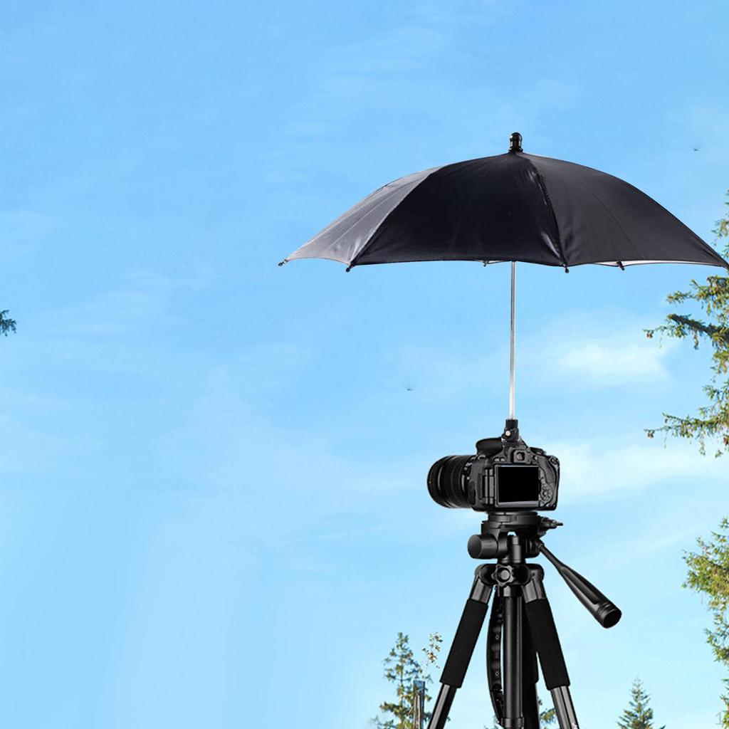 Camera Shoe Umbrella Shade Lightweight, Height Adjustable, Accessory, Universal, Rain