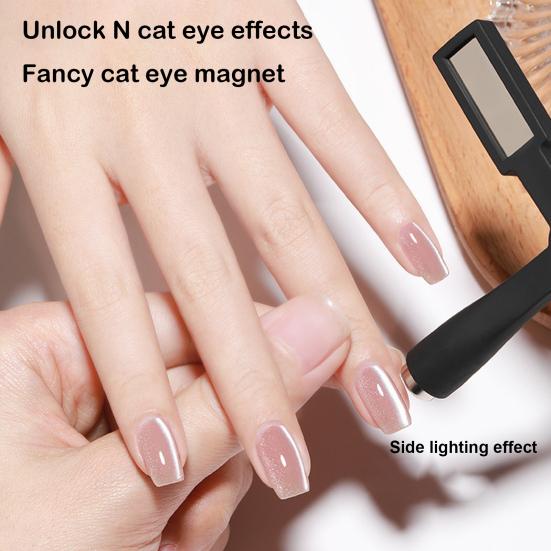 Cat Eyes Nail Magnet for DIY Manicure Cross Nail Magnetic Stick Multifunctional Long Strip Magnet Nail Art Tools Strong Nail Magnet Tool Set