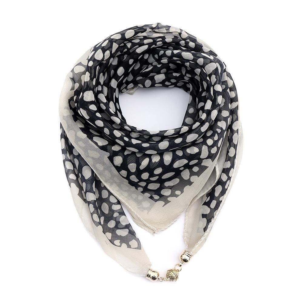 Chiffon Silk Scarf Luxury Headscarf Fashion Women's Neck Scarf  Spring