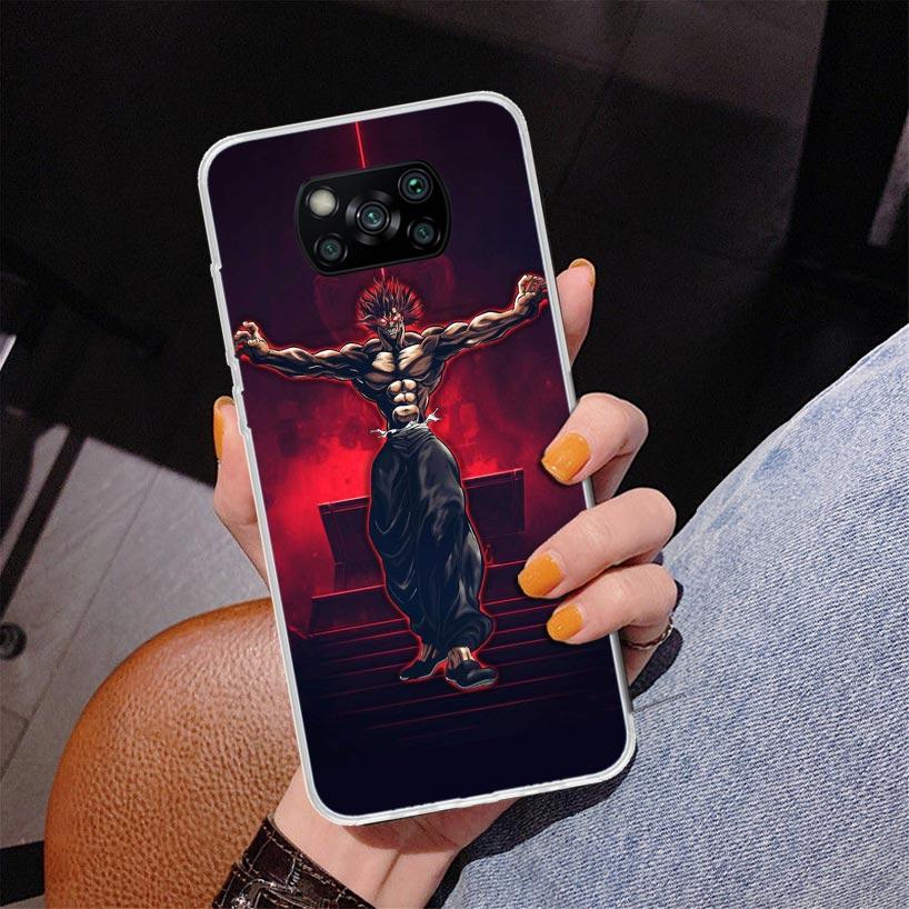 Чехол для телефона Baki the Grappler Original Anime для Xiaomi Poco X7 X6 X5 Pro F7 Ultra Redmi 15C 15 13C 13 12C 12 10 10A 10C 9 9A 9C