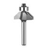 45 Degree Chamfer Router Bit 1/4inch 6mm Shank Edge Forming Bevel Woodworking Milling Cutter for Wood Bits