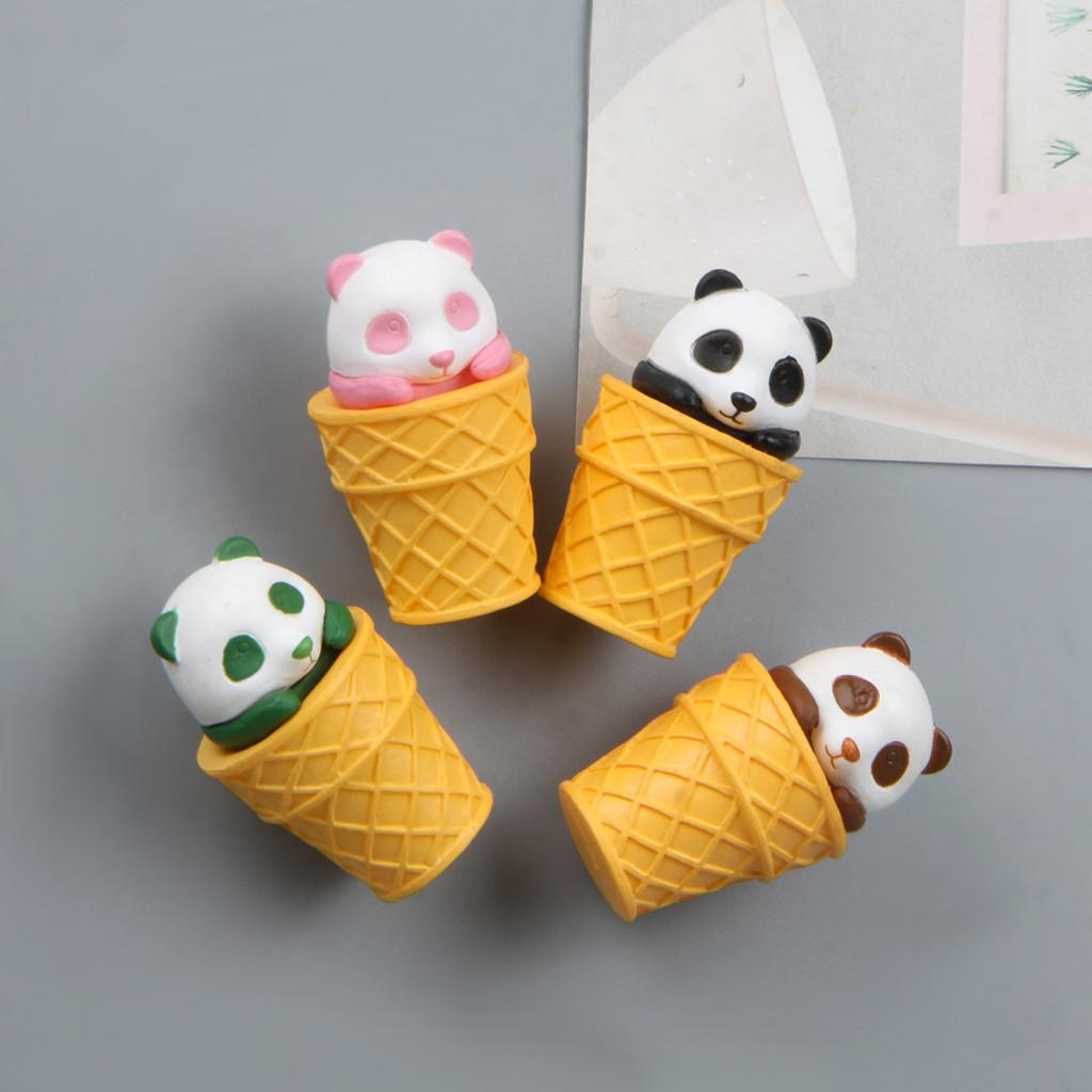 Panda Ice Cartoon Cream Refrigerator Magnet Cute Decor For Kitchen And Home Use
