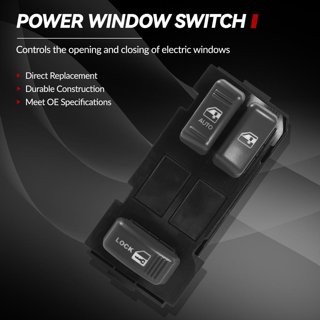 Выключатель блокировки стеклоподъемника двери автомобиля со стороны водителя для GMC C2500 C3500 Jimmy K1500 K2500 Yukon S15 1995 1996 1997 1998 1999 2000