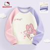 Свитшот для девочек My Melody Весна-Осень 2025 Новый Свободный Топ для Маленькой Девочки Детская Лонгслив Базовая Футболка