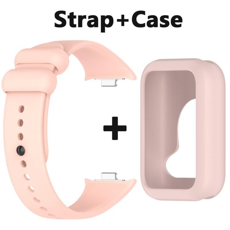 Силиконовый ремешок для часов + чехол для Xiaomi MiBand 9Pro Smart Watch Strap Watchband Shell For Mi Band 9 Pro Sport Bracelet Wristband