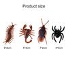20 шт. Хэллоуин Симуляция Насекомое Таракан Паук Сороконожка Скорпион Пластик Розыгрыш Насекомое Смешной Хэллоуин Сделай сам Украшение