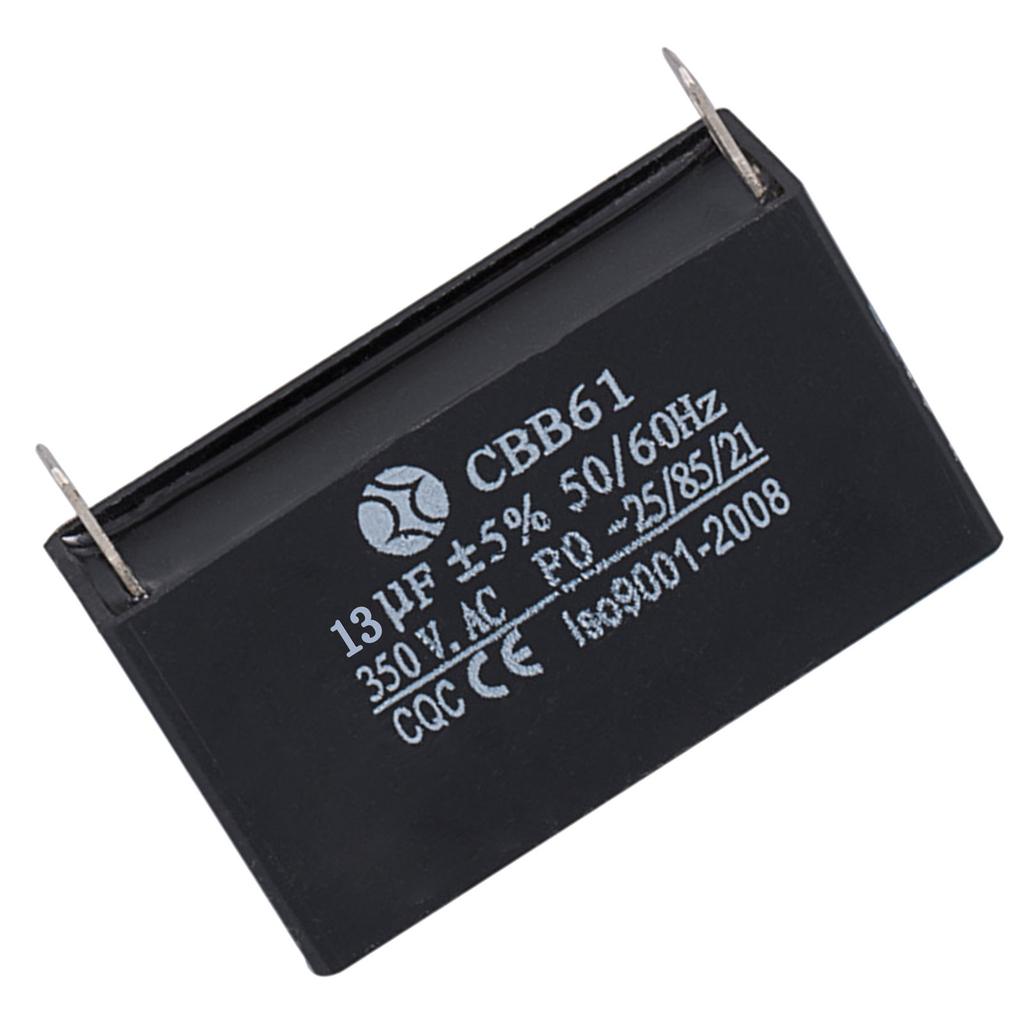 11uF/13uF 350V CBB61 Starting Capacitor Ceiling Fan Capacitor Electrical Power Relay Connecting Capacitor Enduring