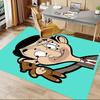 1PC Mr. Bean teddy bear Extra Large Non-Slip Floor carpet, Office, family, bedroom, Studio - Large Area Rug Indoor Rugs, Vibrant Colors-A271