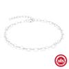 Heart Chain Simple Daily Wear S925 Sterling Silver Heart Chain Women'S Chain Diy Bracelet Plated With Bright Silver