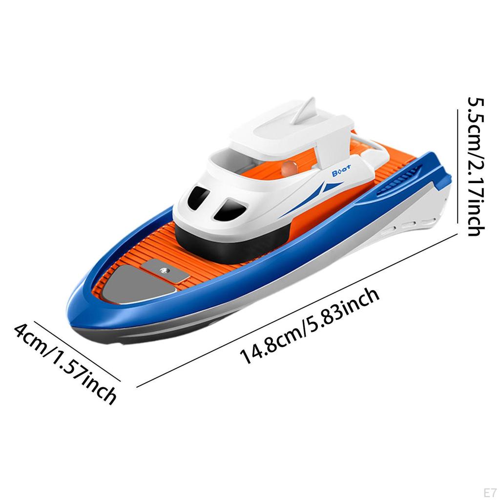1/32 Мини RC лодка с дистанционным управлением и регулировкой скорости 2,4 ГГц Игрушка для ванны, лодки для игр на воде