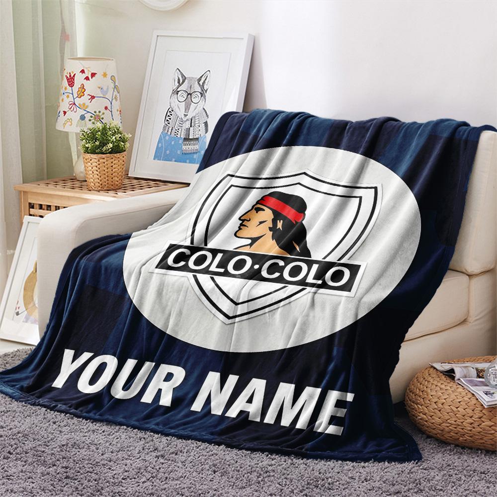 Custom Name Colo‑Colo Flannel Blanket, High quality Comfortable for All Seasons, Home Decor, Warmth and Comfort