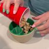 Detachable Pistachio Bowl 3D Printed Nut Shell Storage Holder Snack Serving Bowl  Easy To Clean