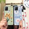 Ring Waterproof Phone Case For Tecno Pova/LD7 Anti-knock Anti-dust Lanyard Soft Case Fashion Design Durable Wristband