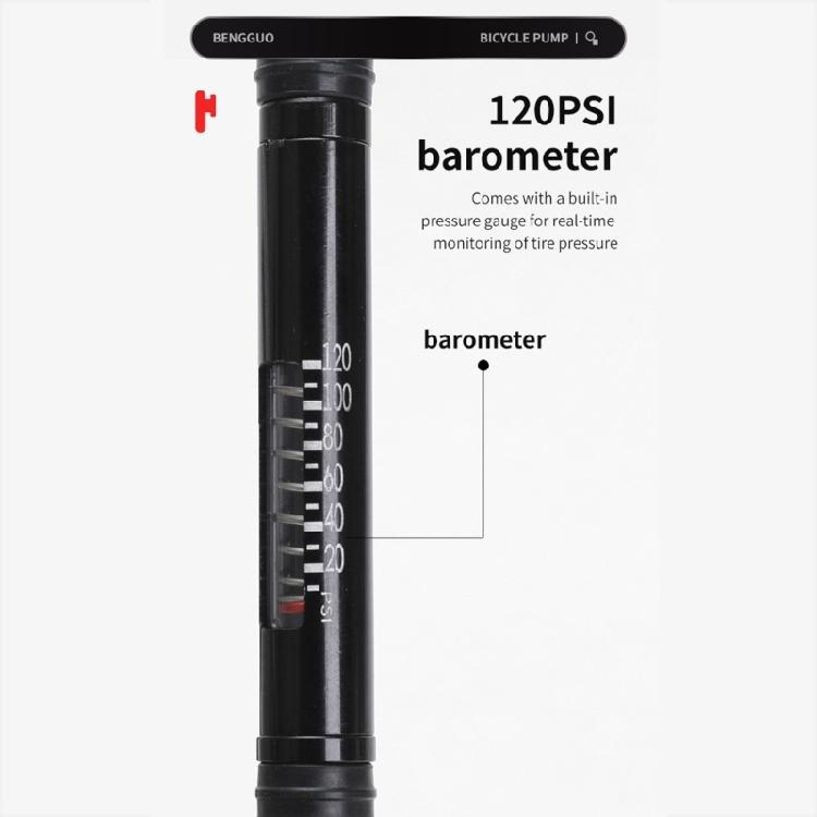 120PSI Напольный Велосипедный Насос Высокого Давления Накачиватели Велосипедный Ручной Насос для Шин Прочный Велосипеды Напольный Насос Ручной Воздушный Насос