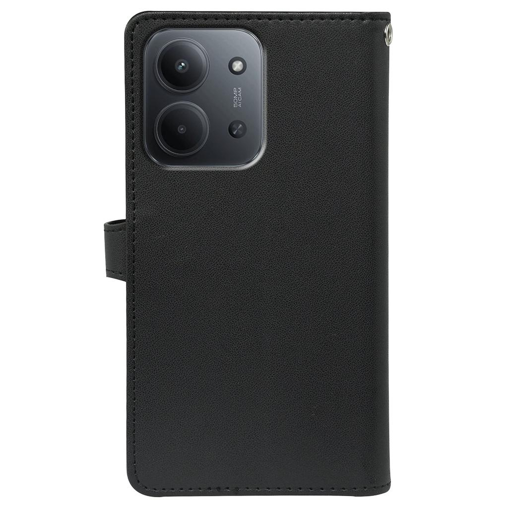 For Xiaomi Redmi 15C 4G (Global) (171mm)/Poco C85 4G Case with 9 Card Slots PU Leather Stand Phone Cover