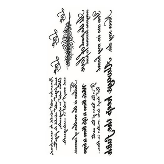 Large Sexy Tattoo Skull Temporary Body Arm Stickers Removable Waterproof Sticker