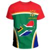 South Africa Map Flag Graphic Man T Shirt Fashion Springbok 3D Printing Tee Shirts For Men Clothing Emblem Tshirt Dashiki Tops