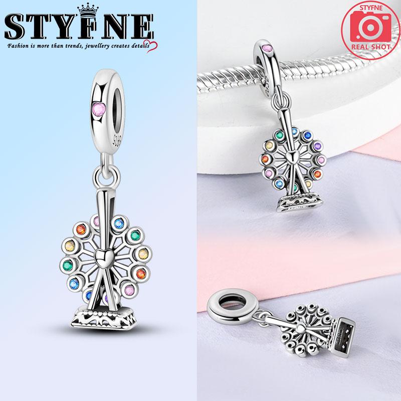 Изысканные модные медного цвета шармы-подвески в виде Санта-Клауса, рождественской елки, лося, оленя, бусины, подходят для оригинальных браслетов, рождественские украшения своими руками