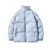 Winter Men Thick Jackets Casual Warm Parkas Solid Color Puffer Jacket Cotton-padded Coats Fashion Outwear Men's Clothing Top