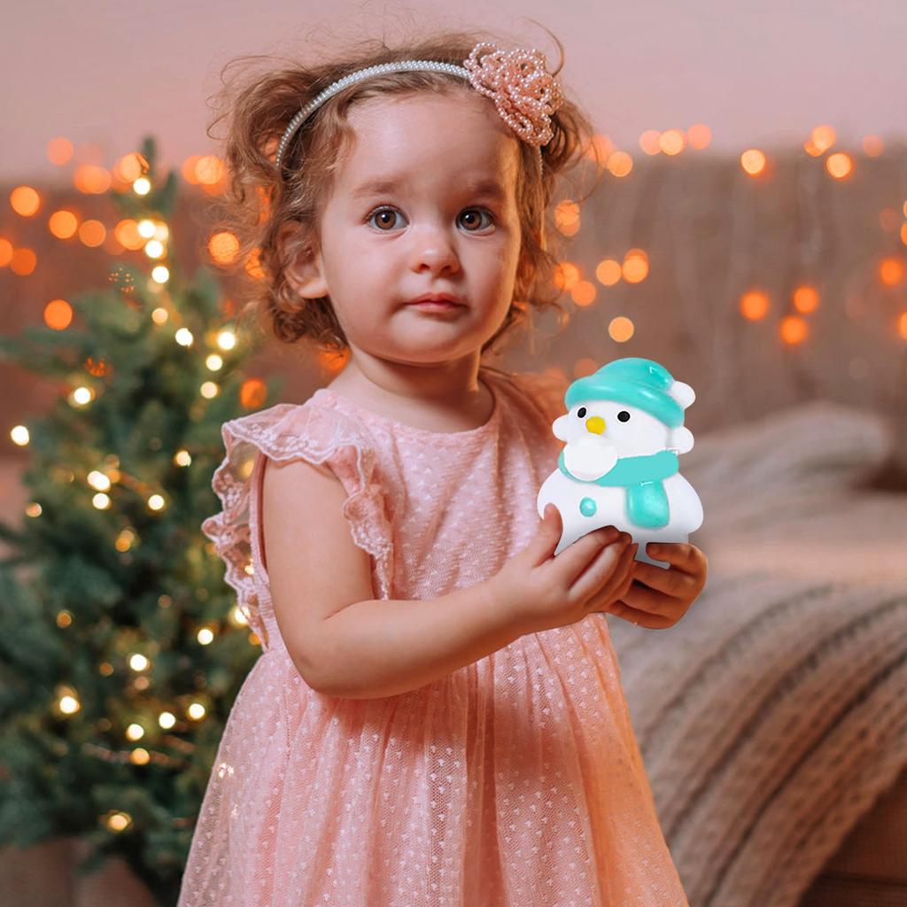 Cute Santa Claus Snowman Elk Squishes Toy Soft TPR Stress Relief Vent Toys Bubble Christmas Decompression Toy Christmas Gift