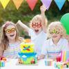 12pcs Party Glasses Funny Hawaiian 4th of July Paper Eyeglasses Tropical Fancy Party Photo Booth Props Decoration For Kids and Adults Party Supplies