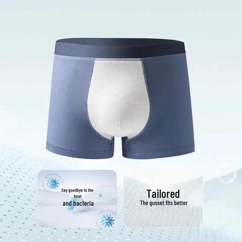 Мужские модальные дышащие боксеры-брифы B.JOBSEN (2-Pack)