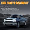 Светодиодные задние фонари для 2003-2006 Chevy Silverado и 1999-2002 GMC Sierra 1500 2500 3500, Черные