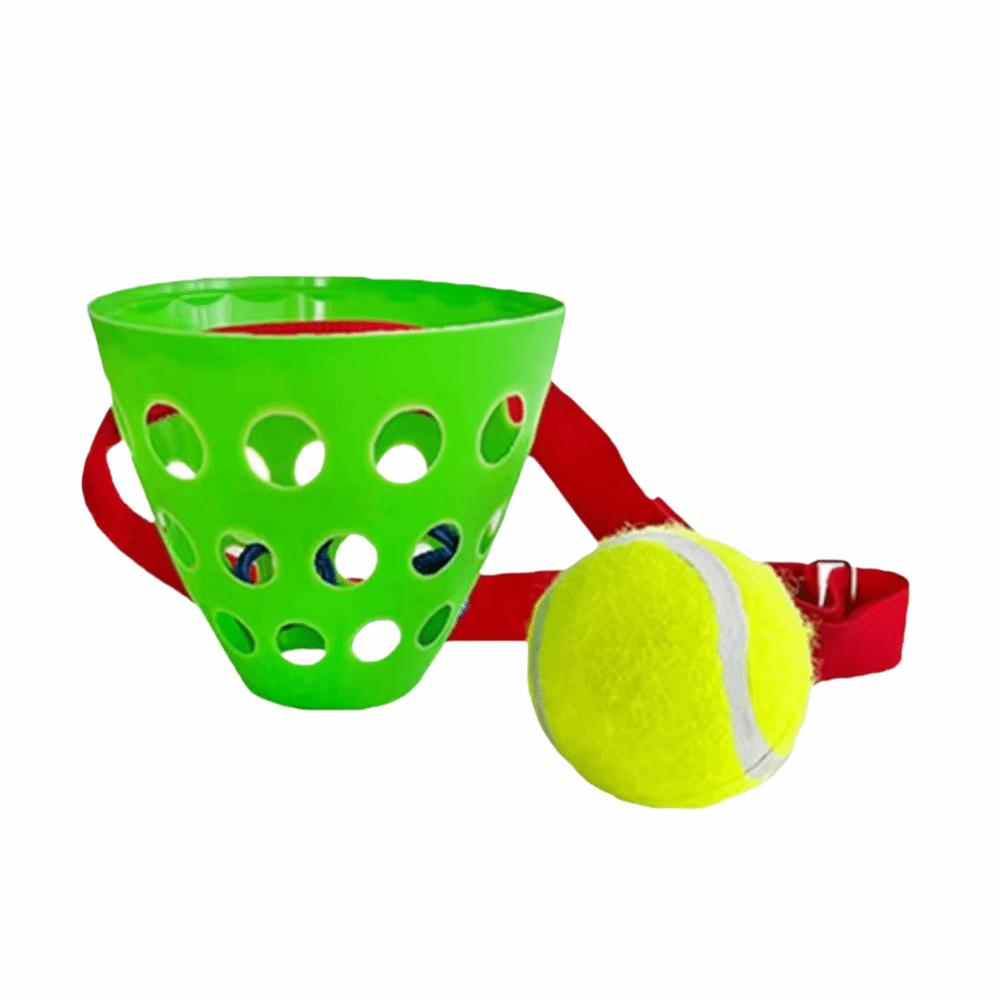 Eye Waist Coordination Swing Bucket Game Interactive Catch Balls Swinging Ball Game Outdoor Toy