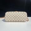 [Pre-Owned] Neverfull PM Checkerboard Coated Canvas Leather Tote Bag - Very Good #1P64B72