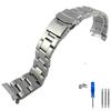 Для Casio Duro MDV-107-1A MDV-106 Ремешок Marlin Замена Дайвинг Металлический Изогнутый Конец Стальной Браслет для Часов 22 мм