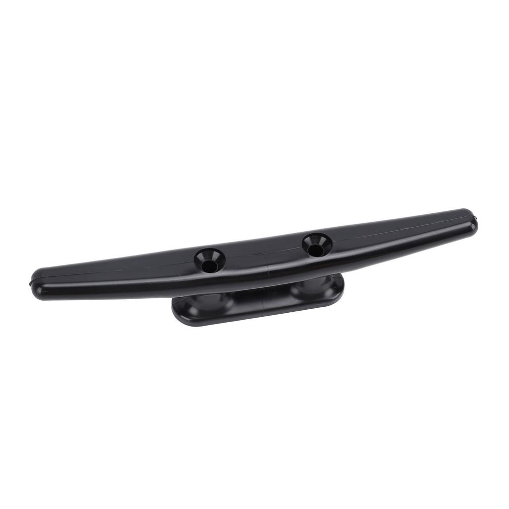 Boat Cleat Black Nylon Strong Tensile Strength Dock Cleat for Marine Deck Nautical Decor 200mm 7.87in