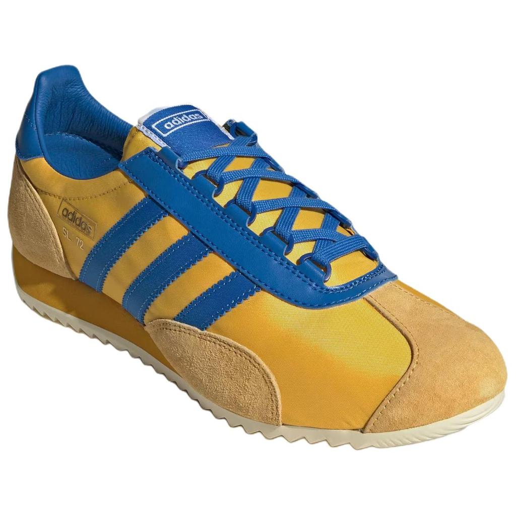 Новые кроссовки Adidas SL 72 с низким верхом, устойчивые к истиранию, повседневные, унисекс, желтые JR3638
